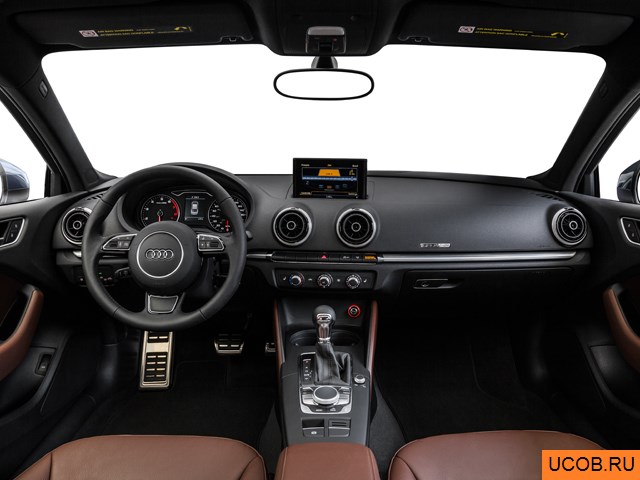 3D модель Audi модели A3 2015 года
