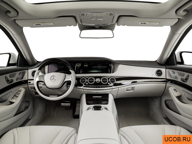 3D модель Mercedes-Benz модели S-Class 2015 года