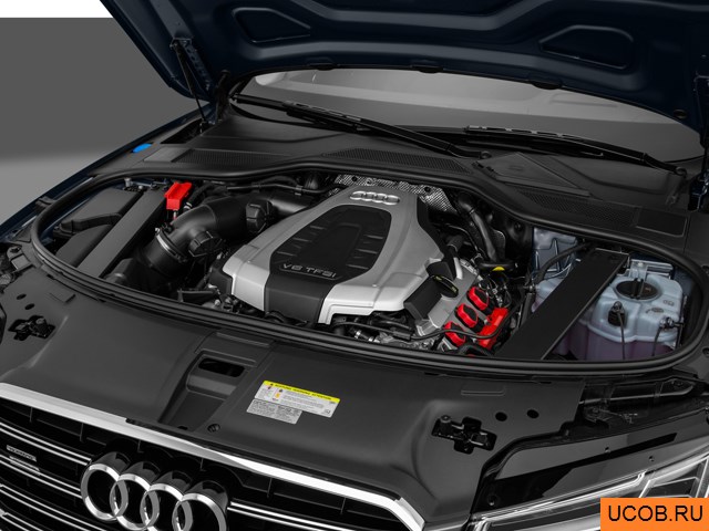 3D модель Audi модели A8 L 2015 года