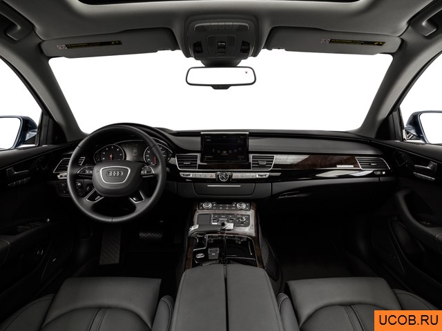 3D модель Audi модели A8 L 2015 года