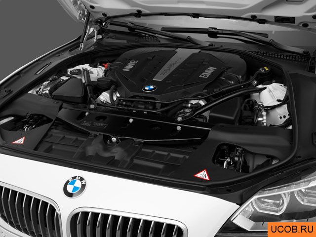 3D модель BMW модели 6-series 2015 года
