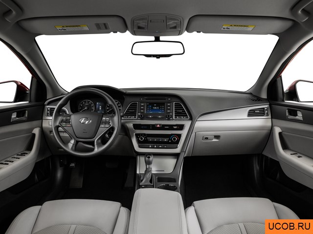 3D модель Hyundai модели Sonata 2015 года