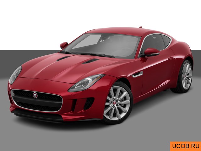 3D модель Jaguar F-Type Coupe 2015 года