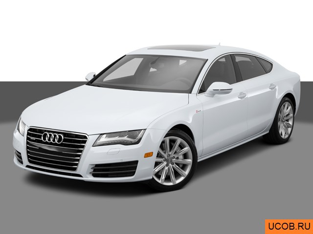 3D модель Audi модели A7 2015 года