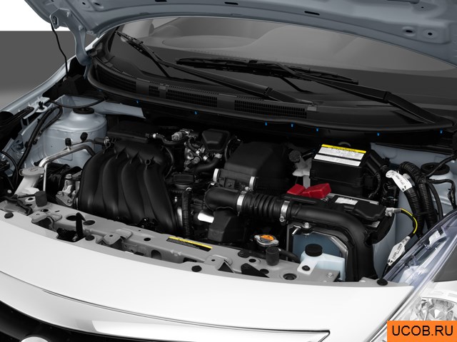 3D модель Nissan модели Versa 2015 года