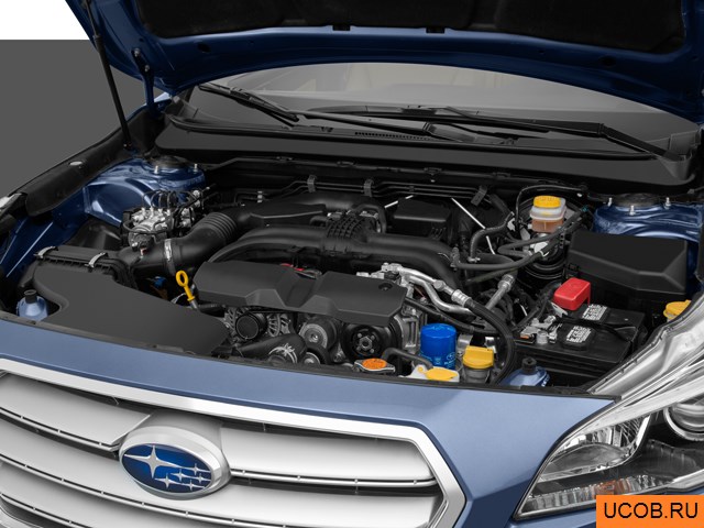 3D модель Subaru модели Legacy 2015 года