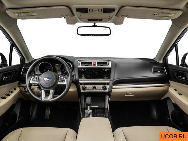 3D модель Subaru модели Legacy 2015 года