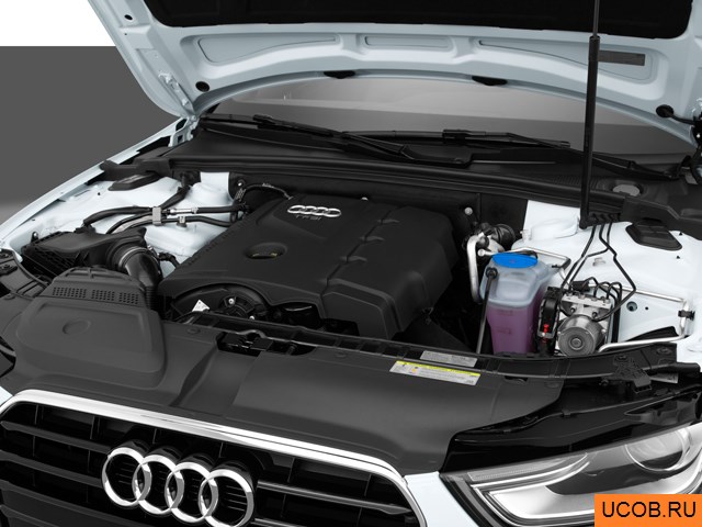 3D модель Audi модели A4 2015 года