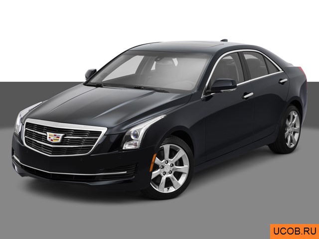3D модель Cadillac модели ATS 2015 года