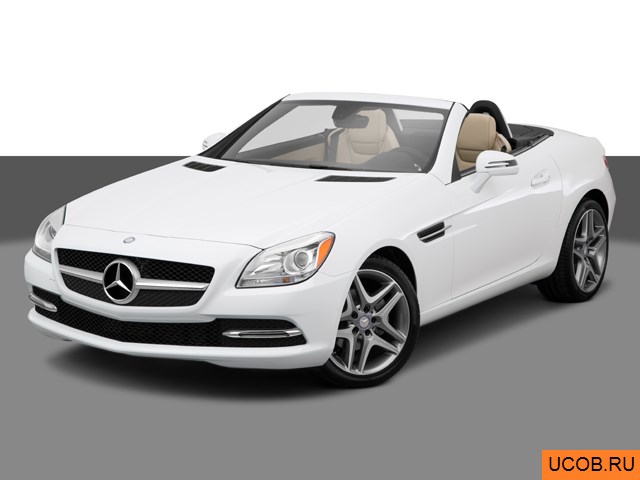 3D модель Mercedes-Benz модели SLK-Class 2015 года