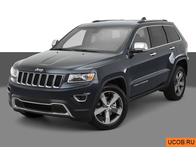 3D модель Jeep модели Grand Cherokee 2015 года
