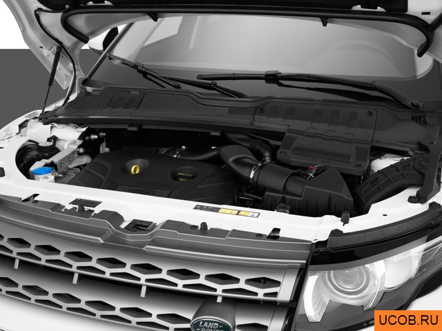 3D модель Land Rover модели Range Rover Evoque 2015 года