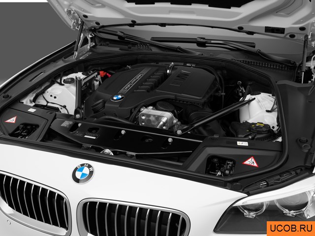 3D модель BMW модели 5-series 2015 года