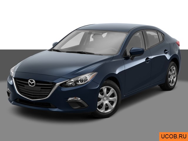3D модель Mazda модели MAZDA3 2015 года