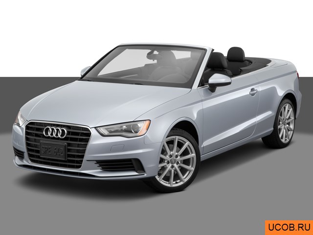 3D модель Audi модели A3 2015 года