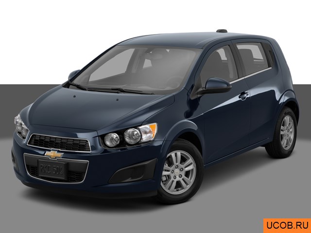 3D модель Chevrolet Sonic 2015 года
