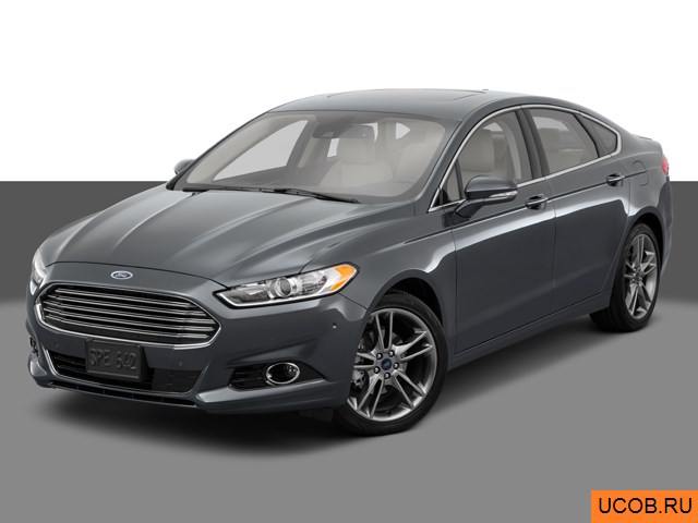 3D модель Ford модели Fusion 2015 года
