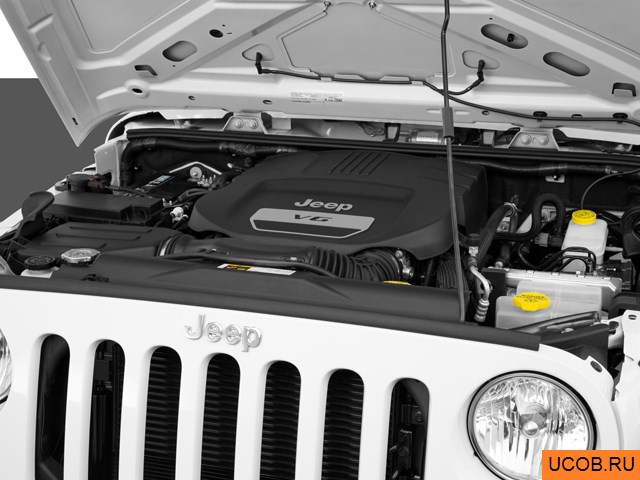 3D модель Jeep модели Wrangler 2015 года
