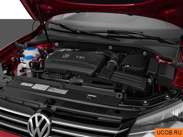 3D модель Volkswagen модели Passat 2015 года